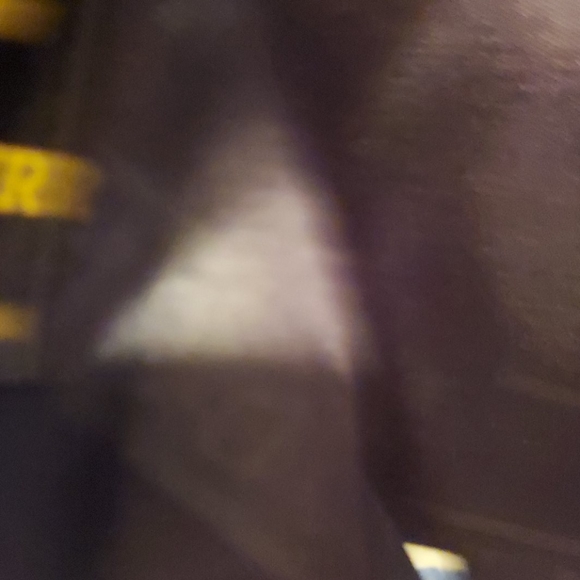 faux fur coat, sz M, black - Picture 6 of 7